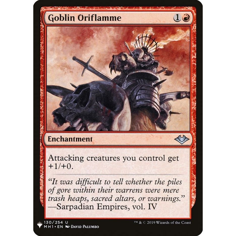 Image for Goblin Oriflamme (130) (LIST) - Magic: The Gathering
