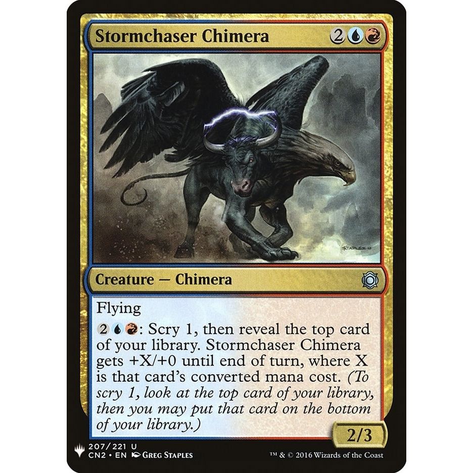 Image for Stormchaser Chimera (207) (LIST) - Magic: The Gathering
