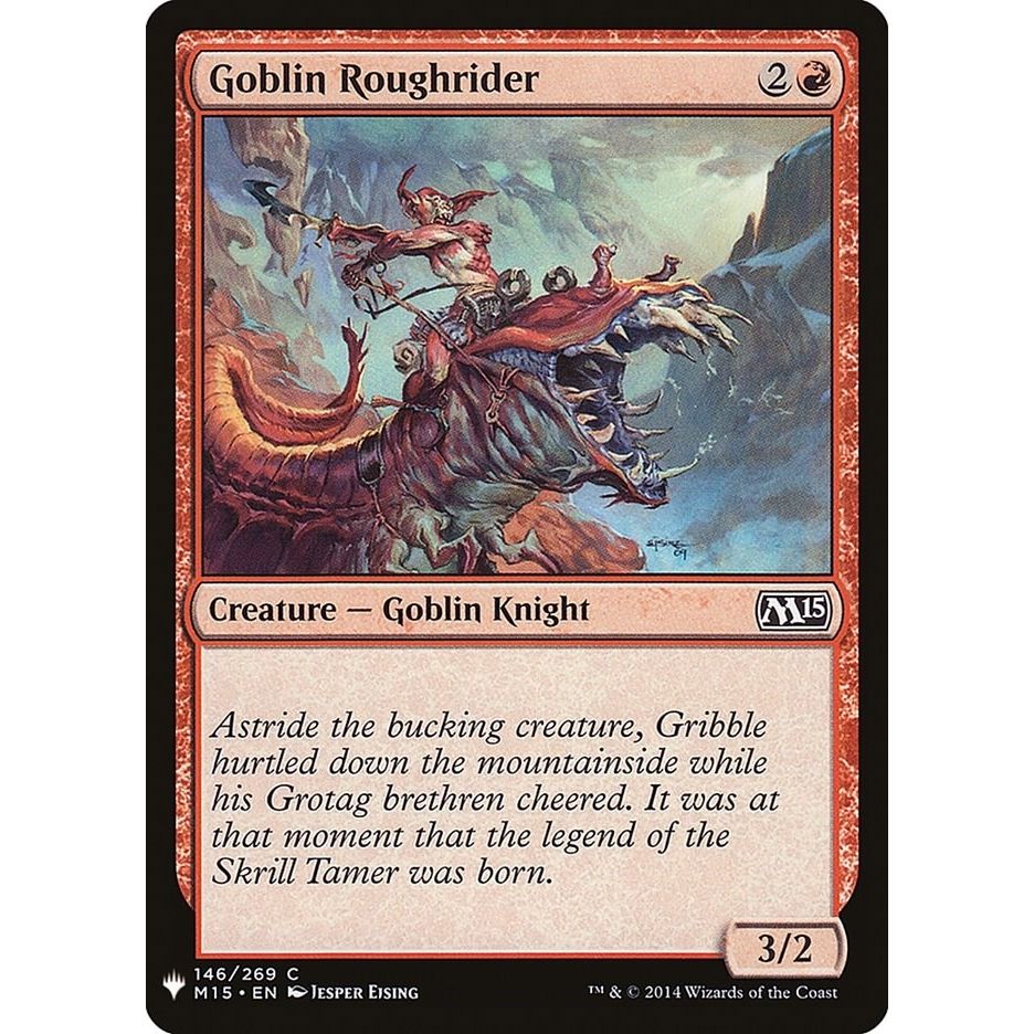 Image for Goblin Roughrider (146) (LIST) - Magic: The Gathering