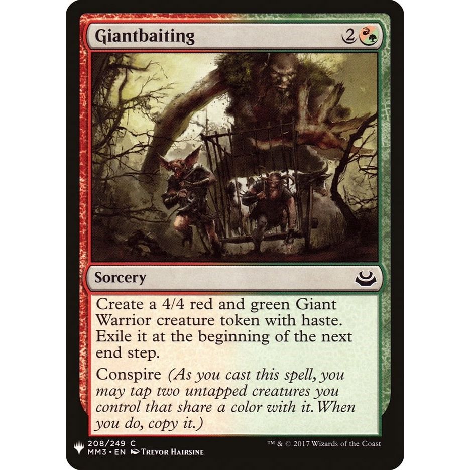 Image for Giantbaiting (208) (LIST) - Magic: The Gathering