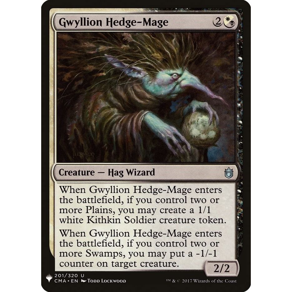 Image for Gwyllion Hedge-Mage (201) (LIST) - Magic: The Gathering