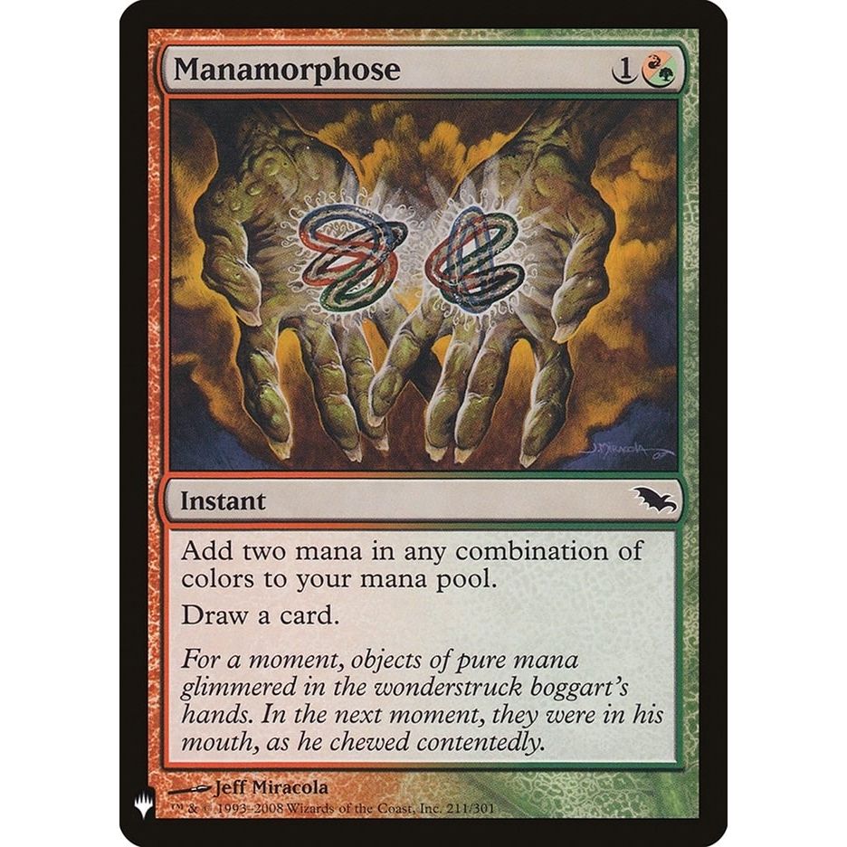 Image for Manamorphose (211) (LIST) - Magic: The Gathering