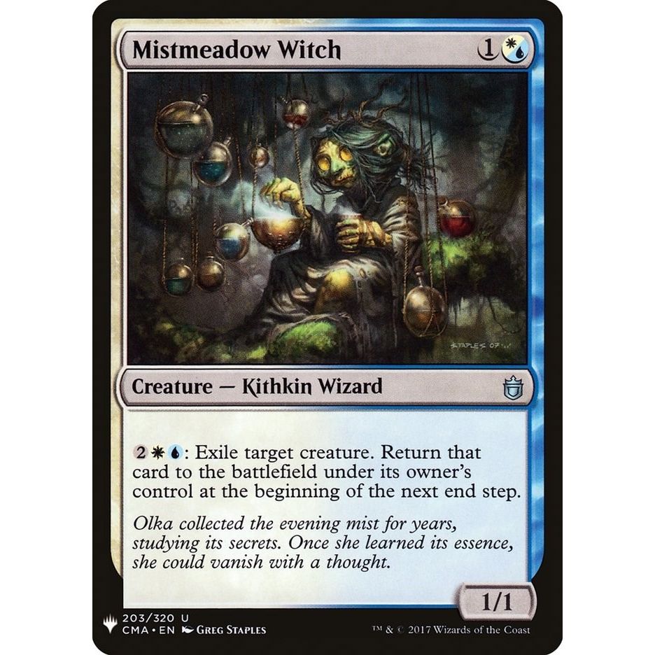 Image for Mistmeadow Witch (CMA) (203) (LIST) - Magic: The Gathering