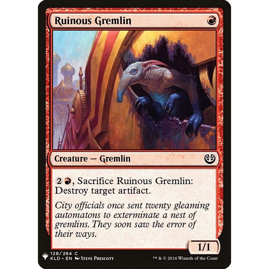 Image for Ruinous Gremlin (128) (LIST) - Magic: The Gathering