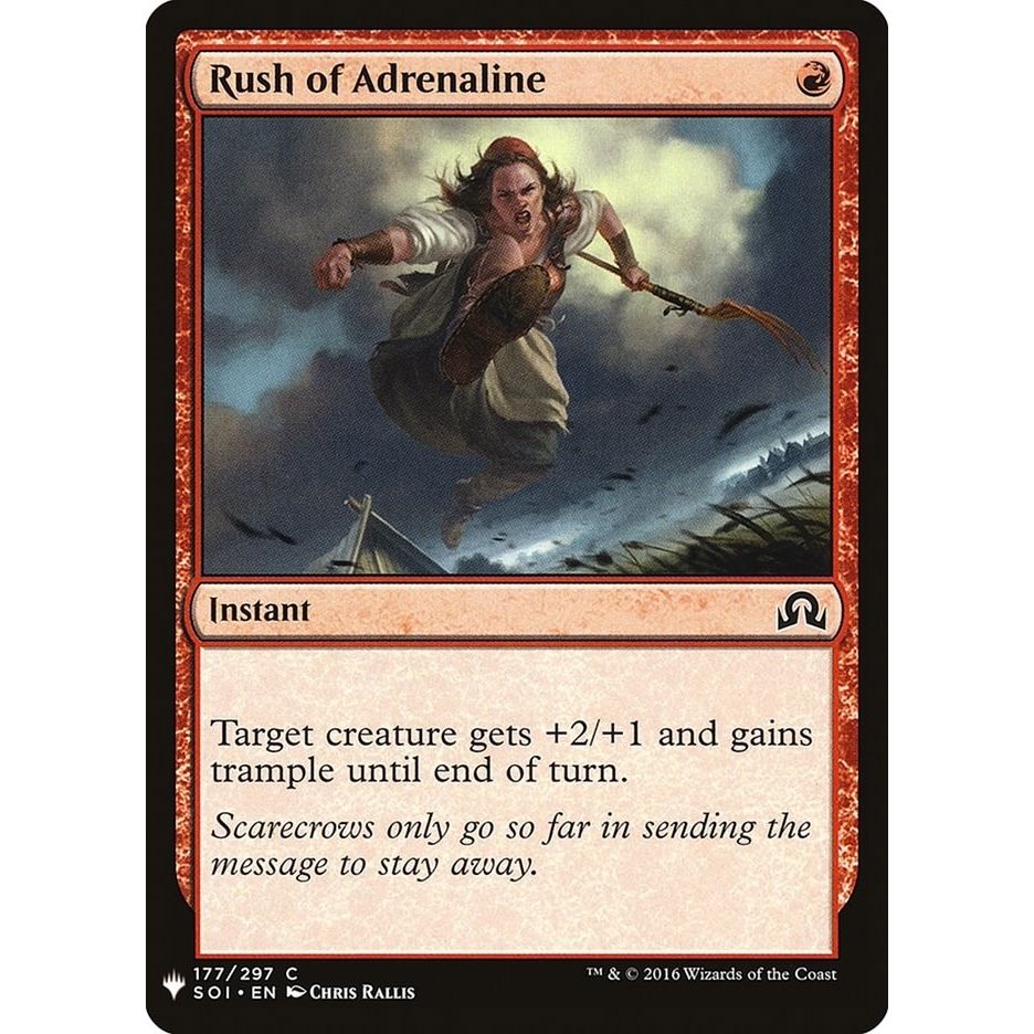 Image for Rush of Adrenaline (177) (LIST) - Magic: The Gathering