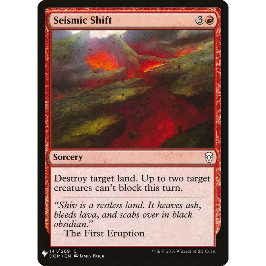 Image for Seismic Shift (141) (LIST) - Magic: The Gathering