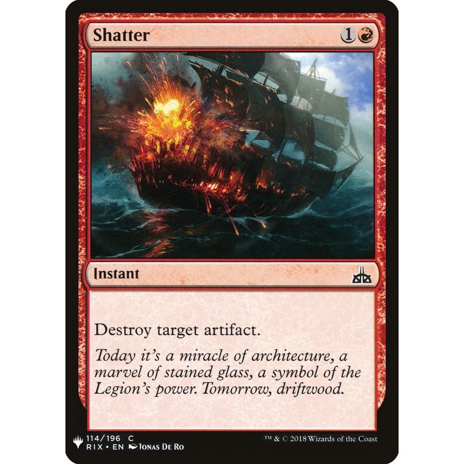 Image for Shatter (114) (LIST) - Magic: The Gathering