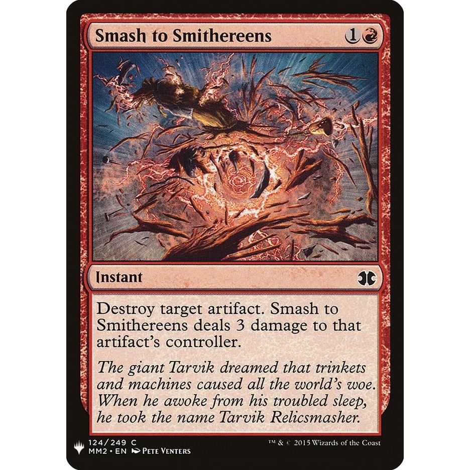 Image for Smash to Smithereens (124) (LIST) - Magic: The Gathering