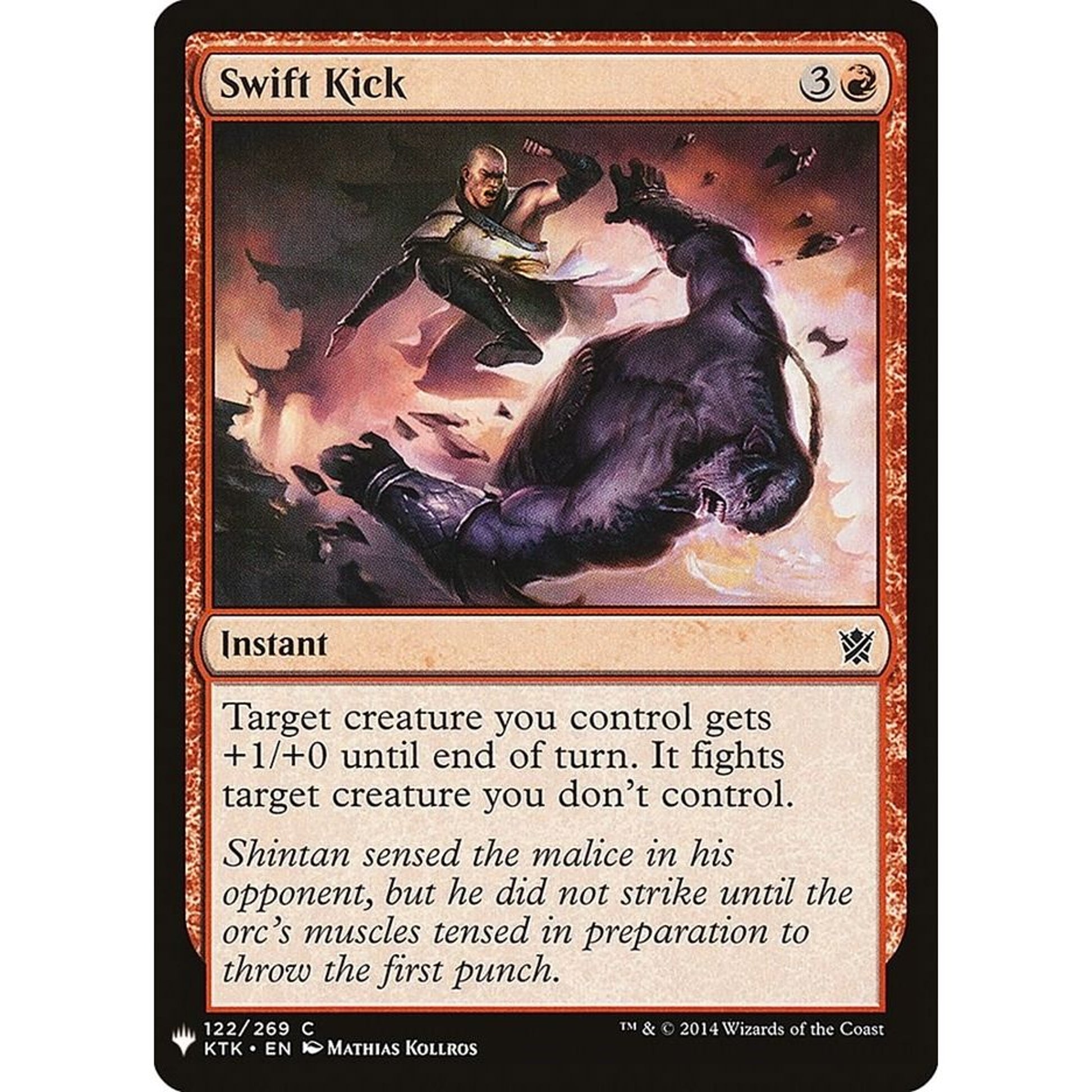Image for Swift Kick (122) (LIST) - Magic: The Gathering