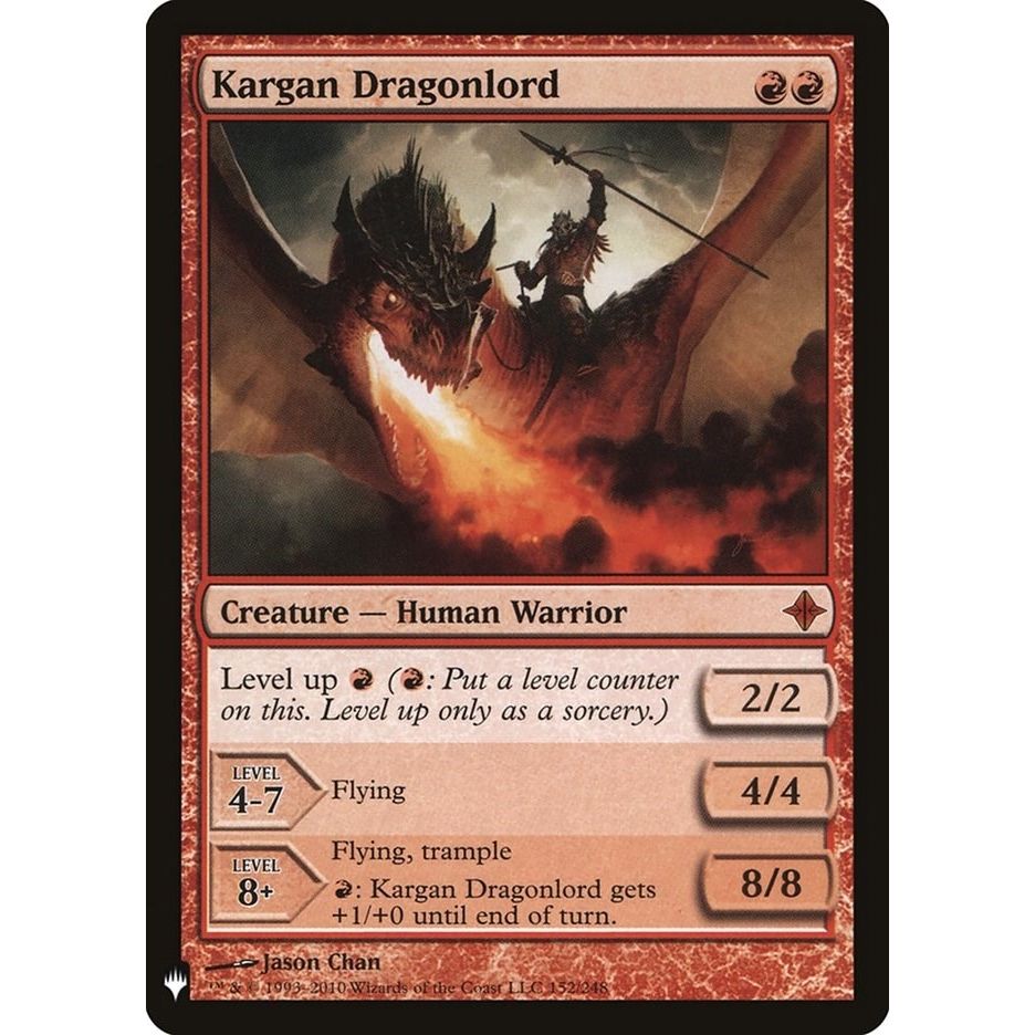 Image for Kargan Dragonlord (152) (LIST) - Magic: The Gathering