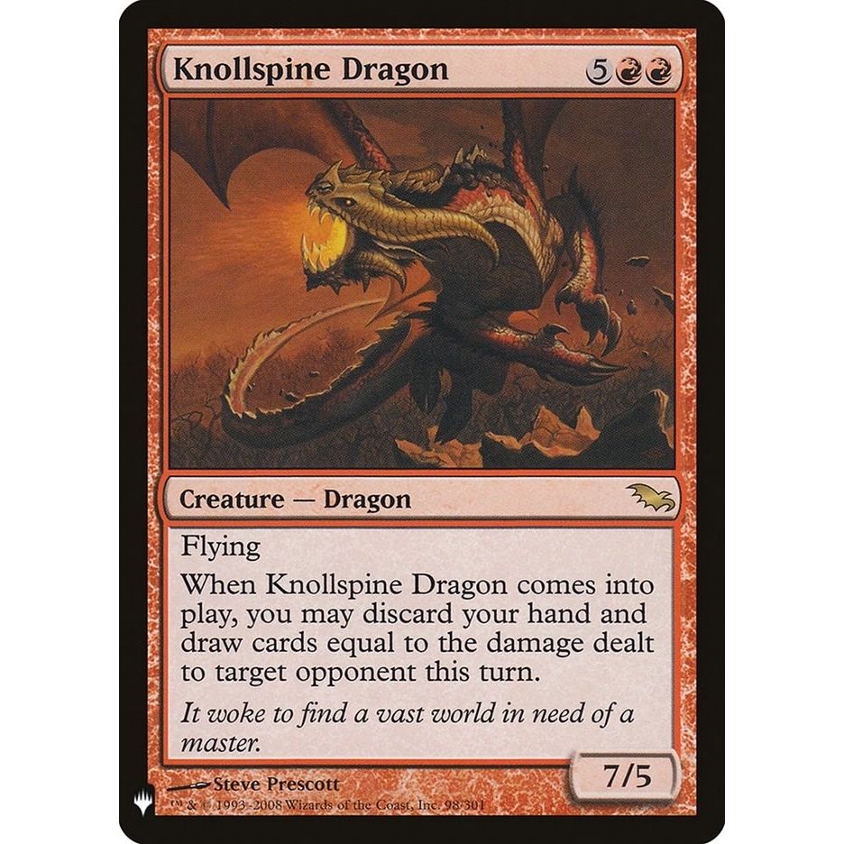Image for Knollspine Dragon (98/301) (LIST) - Magic: The Gathering