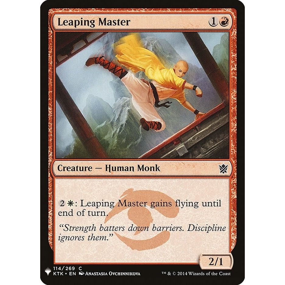 Image for Leaping Master (114) (LIST) - Magic: The Gathering