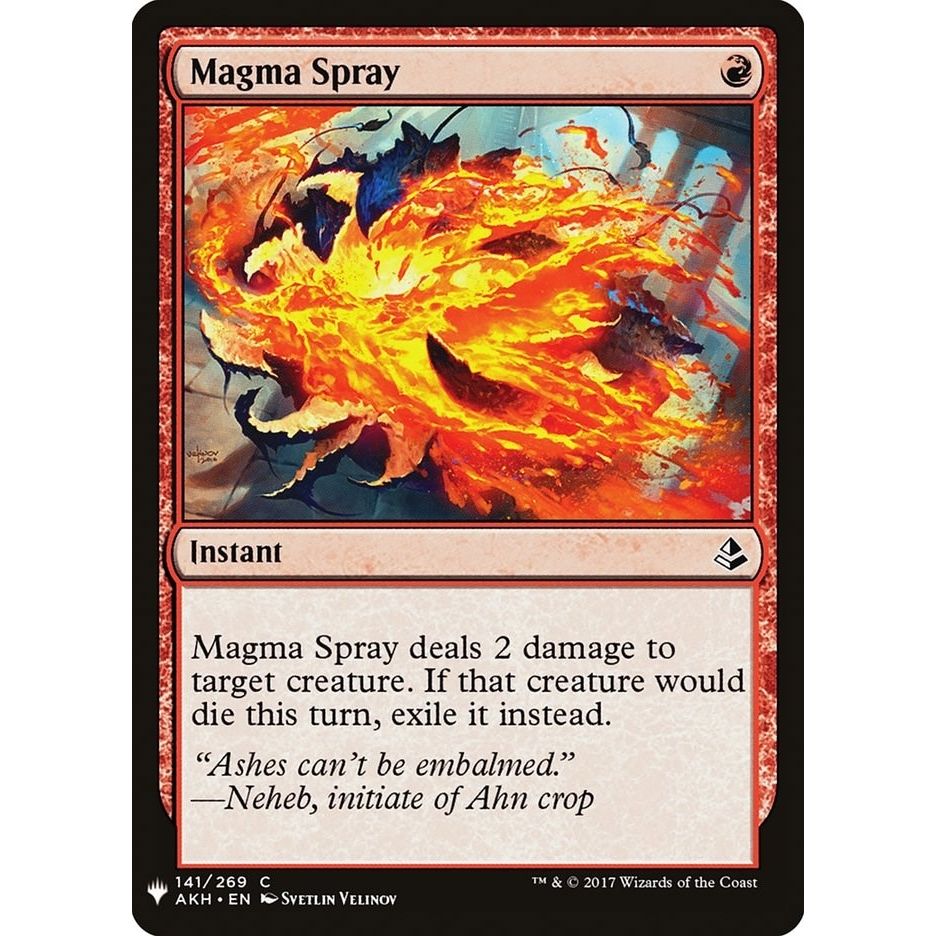 Image for Magma Spray (141) (LIST) - Magic: The Gathering