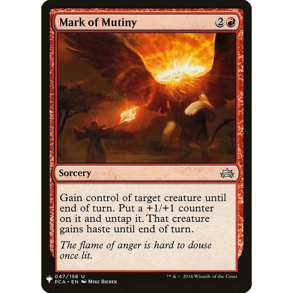 Image for Mark of Mutiny (47) (LIST) - Magic: The Gathering