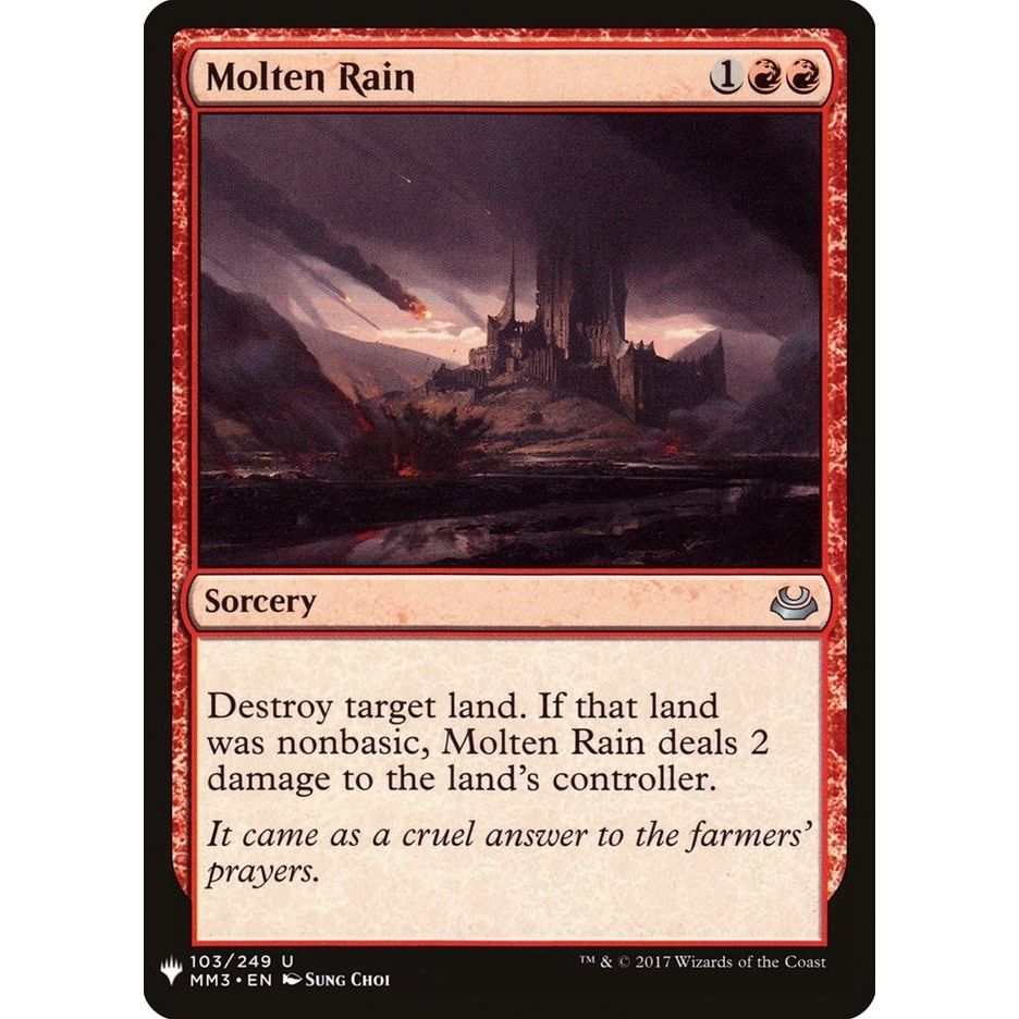 Image for Molten Rain (103) (LIST) - Magic: The Gathering