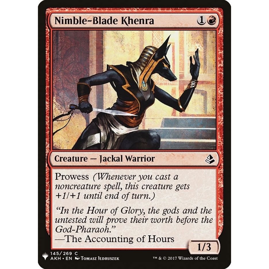 Image for Nimble-Blade Khenra (145) (LIST) - Magic: The Gathering