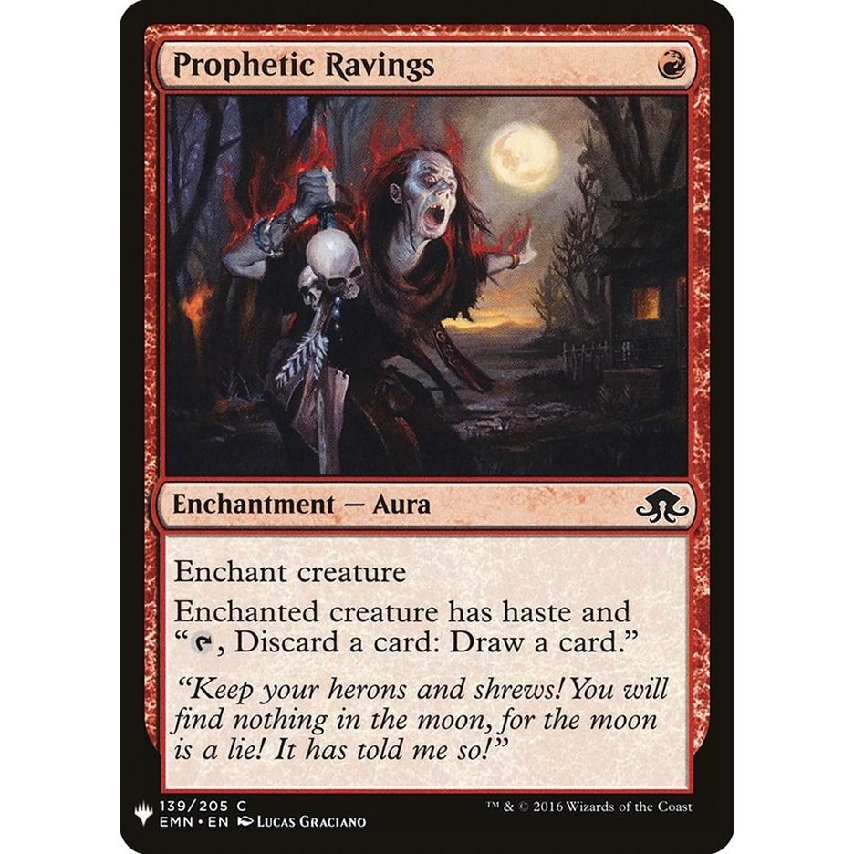 Image for Prophetic Ravings (139) (LIST) - Magic: The Gathering