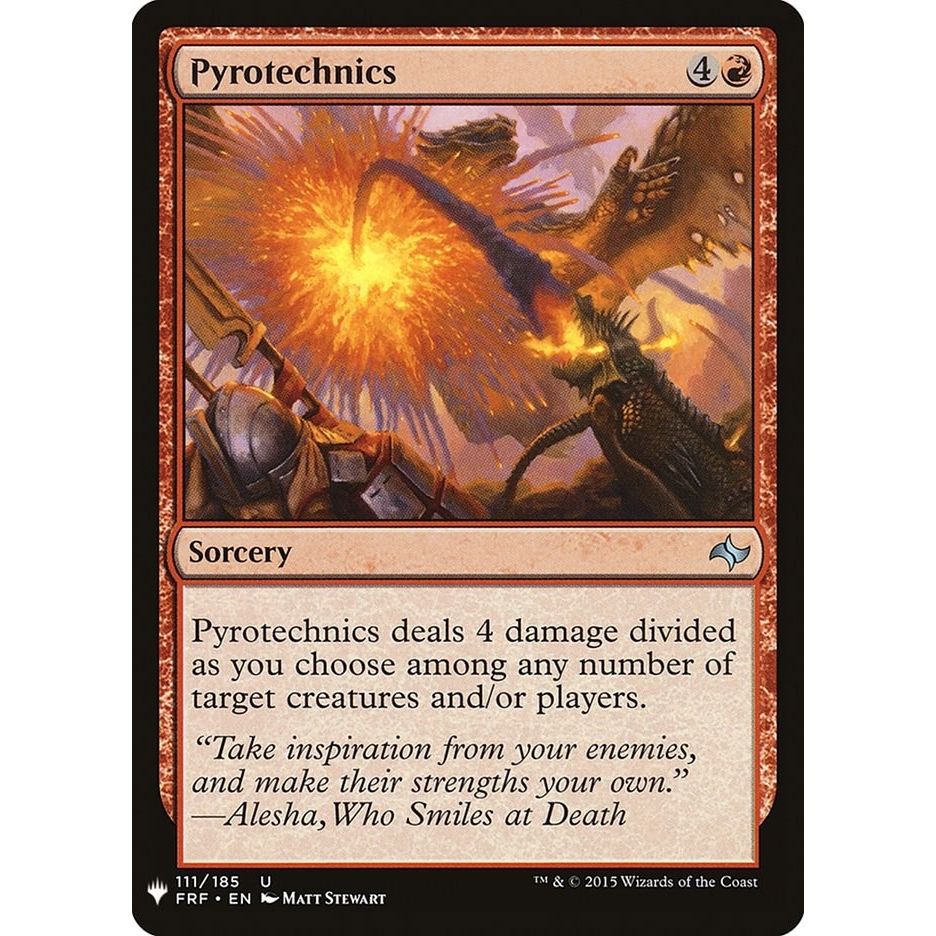 Image for Pyrotechnics (111) (LIST) - Magic: The Gathering