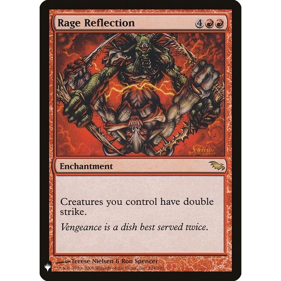 Image for Rage Reflection (104) (LIST) - Magic: The Gathering