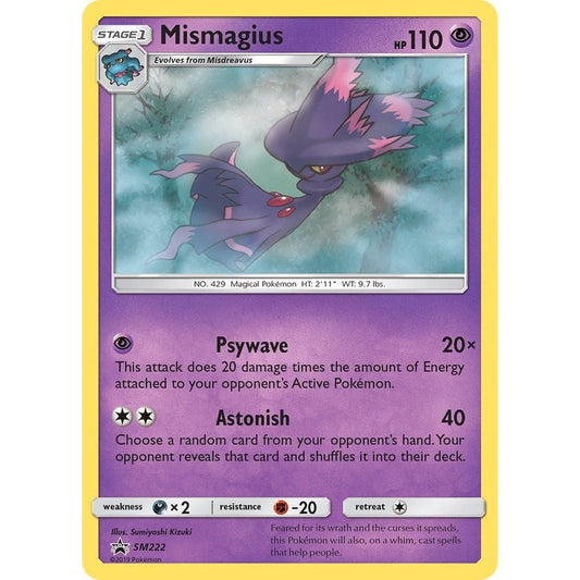 Image for Mismagius - SM222 (SM222) (SMP) - Pokemon