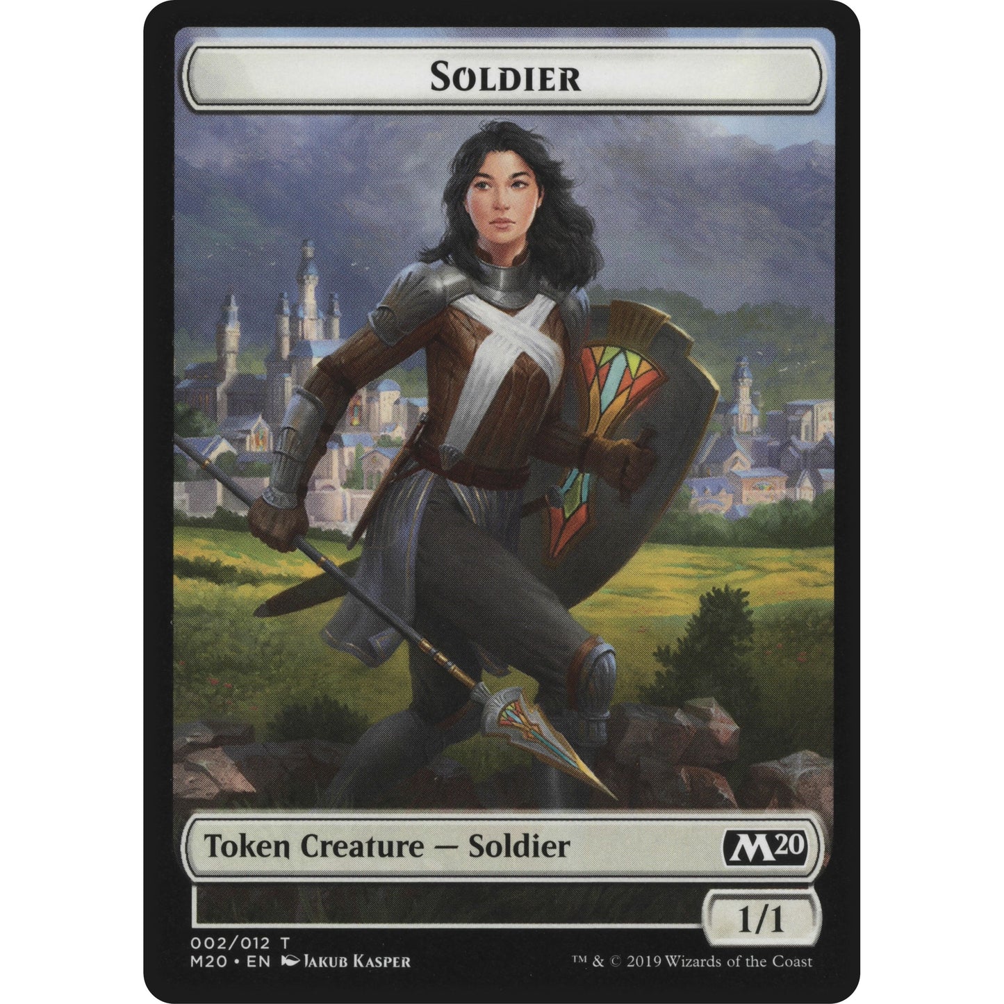 Image for Soldier // Zombie Double-Sided Token (2 // 6) (GN2) - Magic: The Gathering