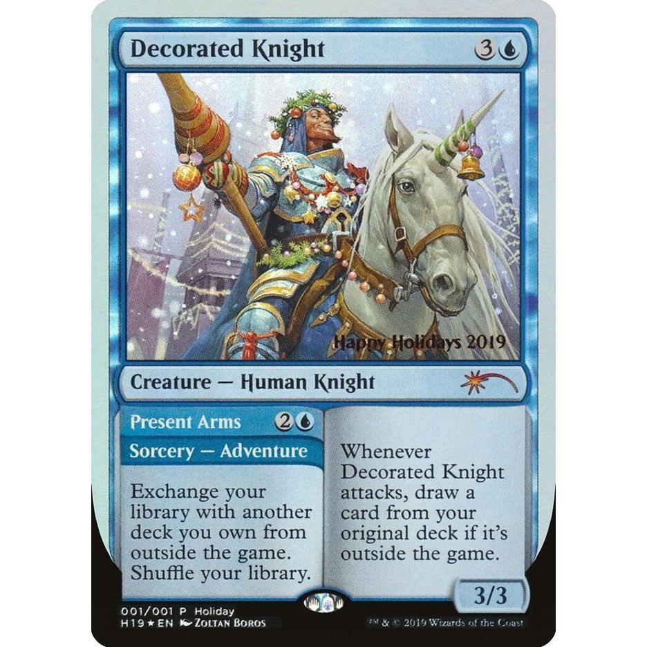 Image for Decorated Knight (1) (SPECIAL) - Magic: The Gathering