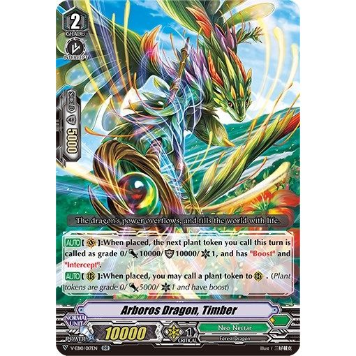 Image for Arboros Dragon, Timber (V-EB10/017EN) (V-EB10) - Cardfight Vanguard