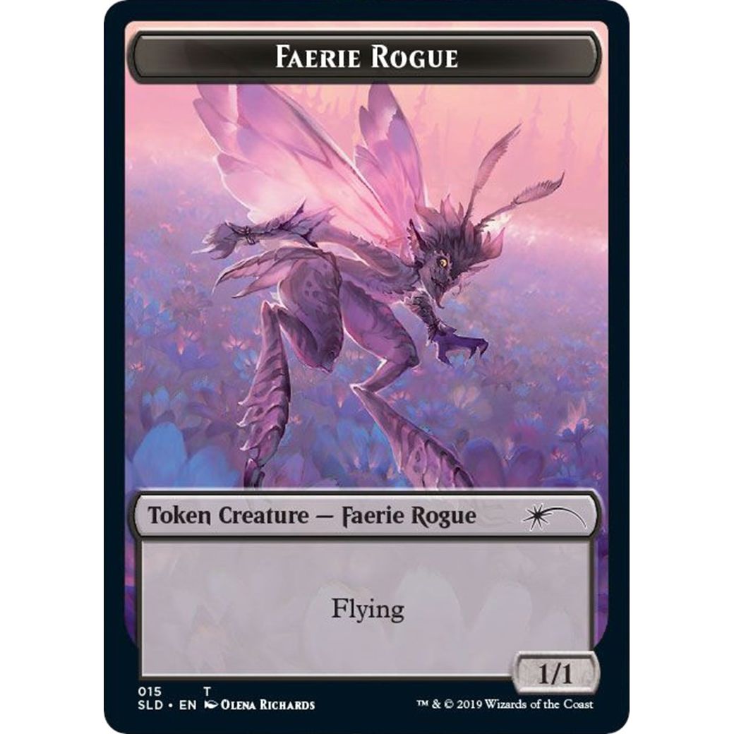 Image for Faerie Rogue Token (015) (15) (SLD) - Magic: The Gathering