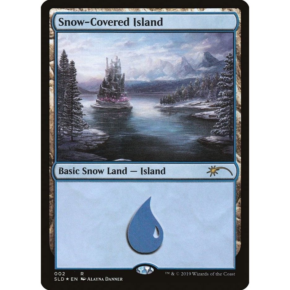 Image for Snow-Covered Island (2) (2) (SLD) - Magic: The Gathering