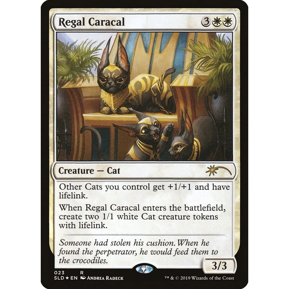 Image for Regal Caracal (23) (SLD) - Magic: The Gathering