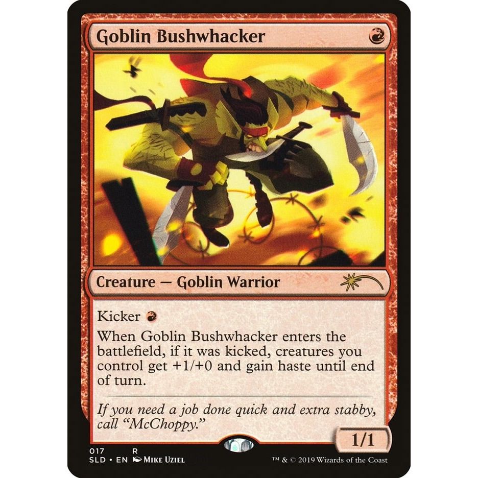 Image for Goblin Bushwhacker (17) (SLD) - Magic: The Gathering