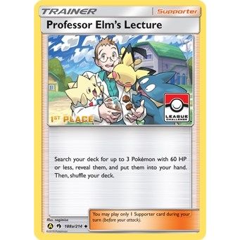 Image for Professor Elm's Lecture - 188a/214 (League Challenge) [1st Place] (188a/214) (PR) - Pokemon