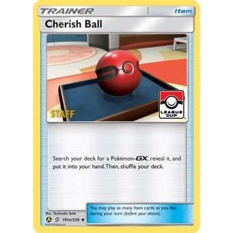 Image for Cherish Ball - 191a/236 (League Cup) [Staff] (191a/236) (PR) - Pokemon