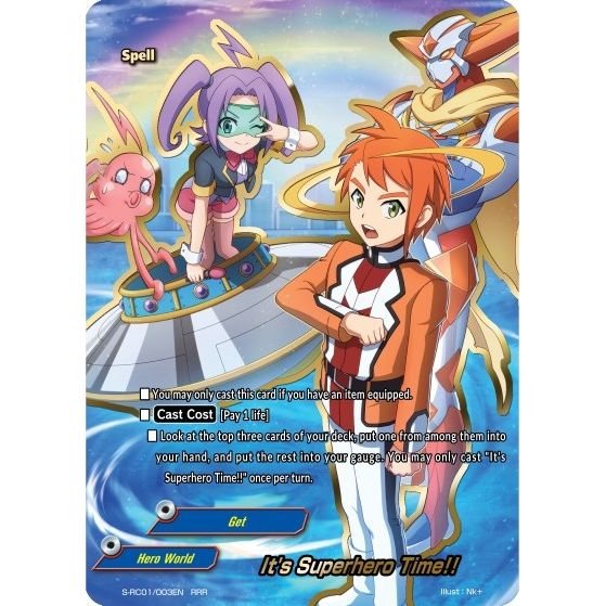Image for It's Superhero Time!! (S-RC01/003EN) (S-RC01) - Future Card BuddyFight