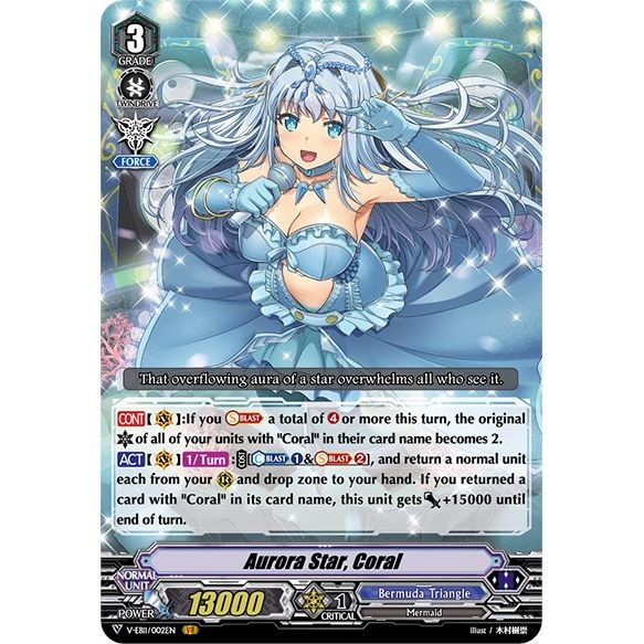 Image for Aurora Star, Coral (V-EB11/002EN) (V-EB11) - Cardfight Vanguard