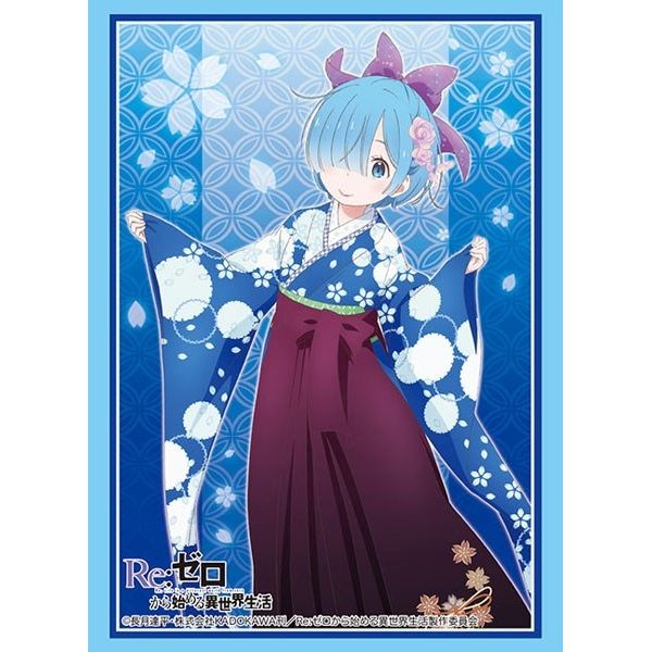 Image for Bushiroad Sleeve Collection HG Vol.2185: Re:ZERO - Rem (60-Pack) - Card Sleeves