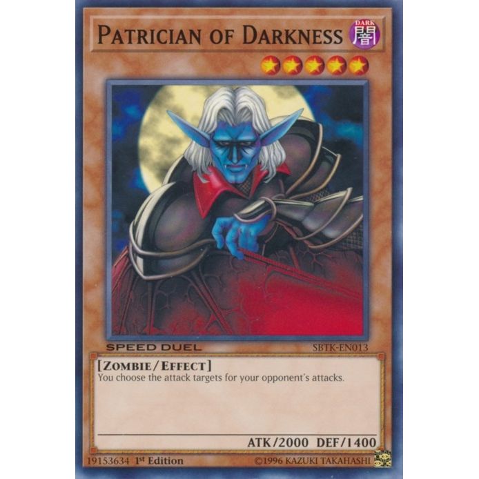 Image for Patrician of Darkness (SBTK-EN013) (SBTK) - YuGiOh
