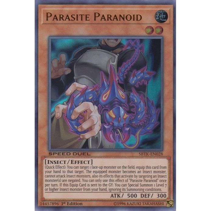 Image for Parasite Paranoid (SBTK-EN028) (SBTK) - YuGiOh