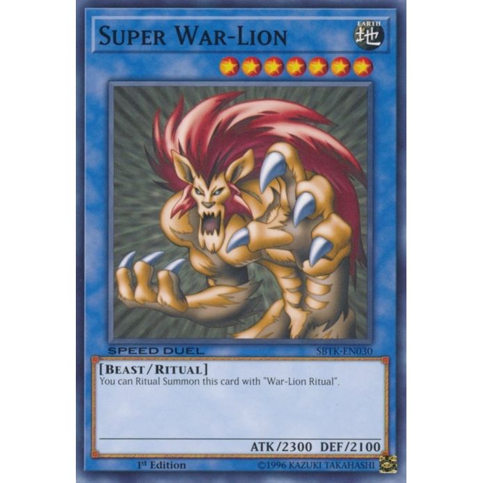 Image for Super War-Lion (SBTK-EN030) (SBTK) - YuGiOh