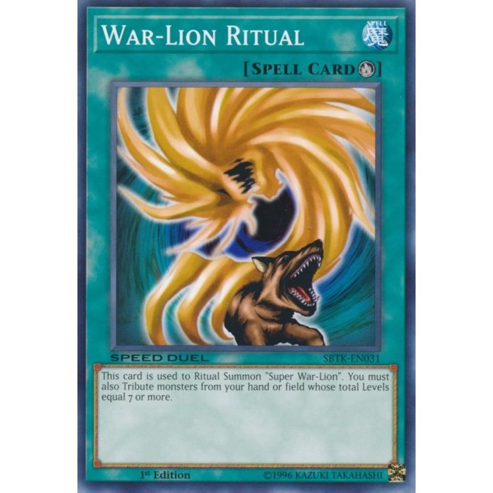 Image for War-Lion Ritual (SBTK-EN031) (SBTK) - YuGiOh