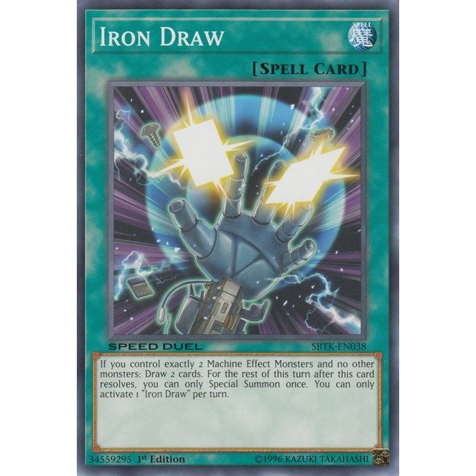 Image for Iron Draw (SBTK-EN038) (SBTK) - YuGiOh