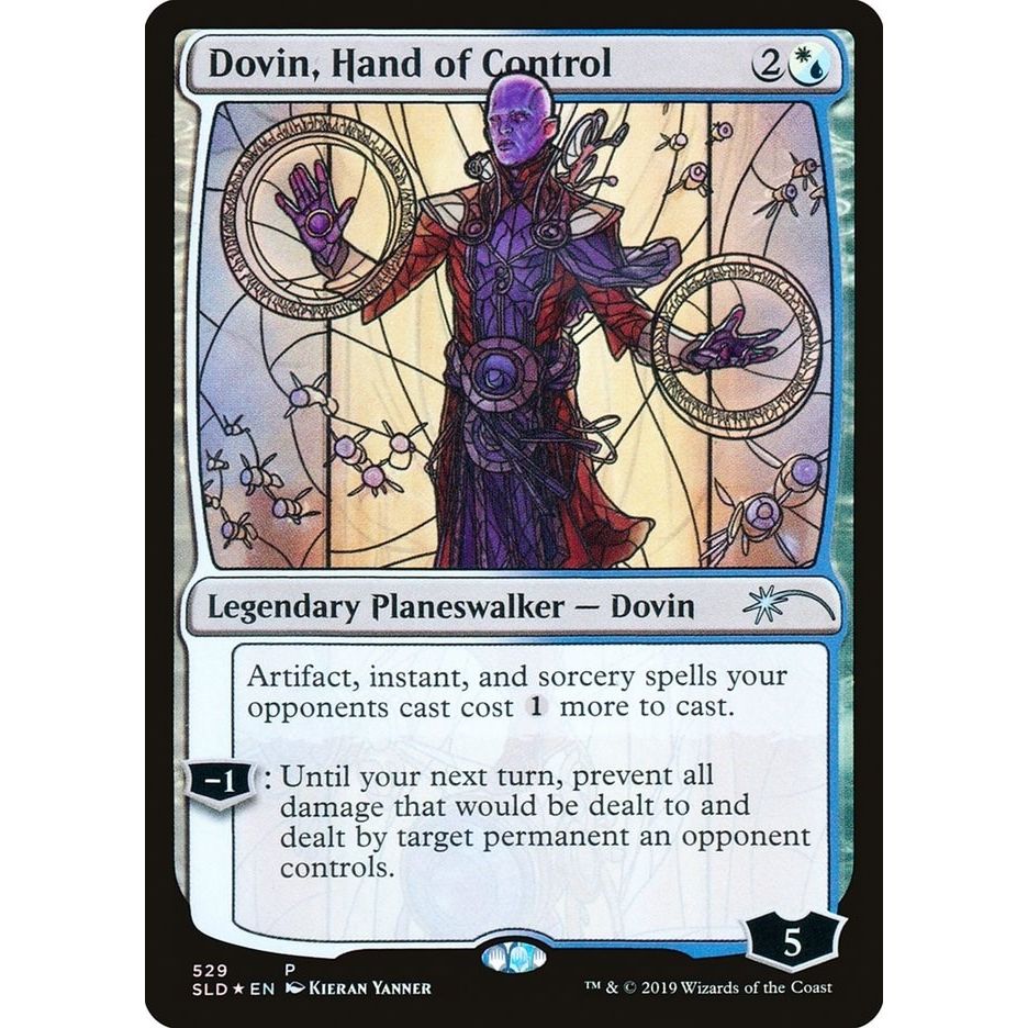 Image for Dovin, Hand of Control (Stained Glass) (529) (SLD) - Magic: The Gathering