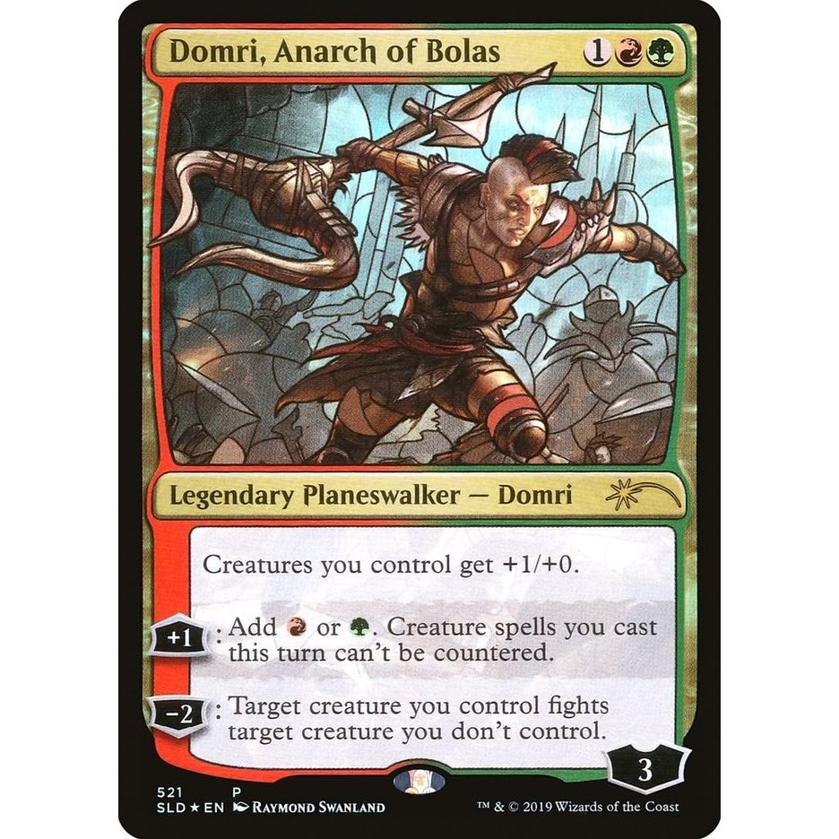 Image for Domri, Anarch of Bolas (Stained Glass) (521) (SLD) - Magic: The Gathering