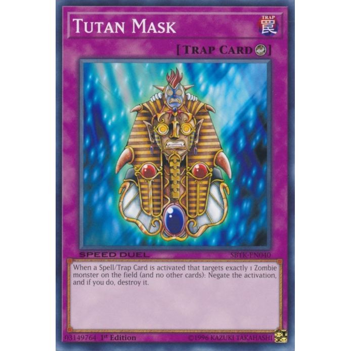 Image for Tutan Mask (SBTK-EN040) (SBTK) - YuGiOh