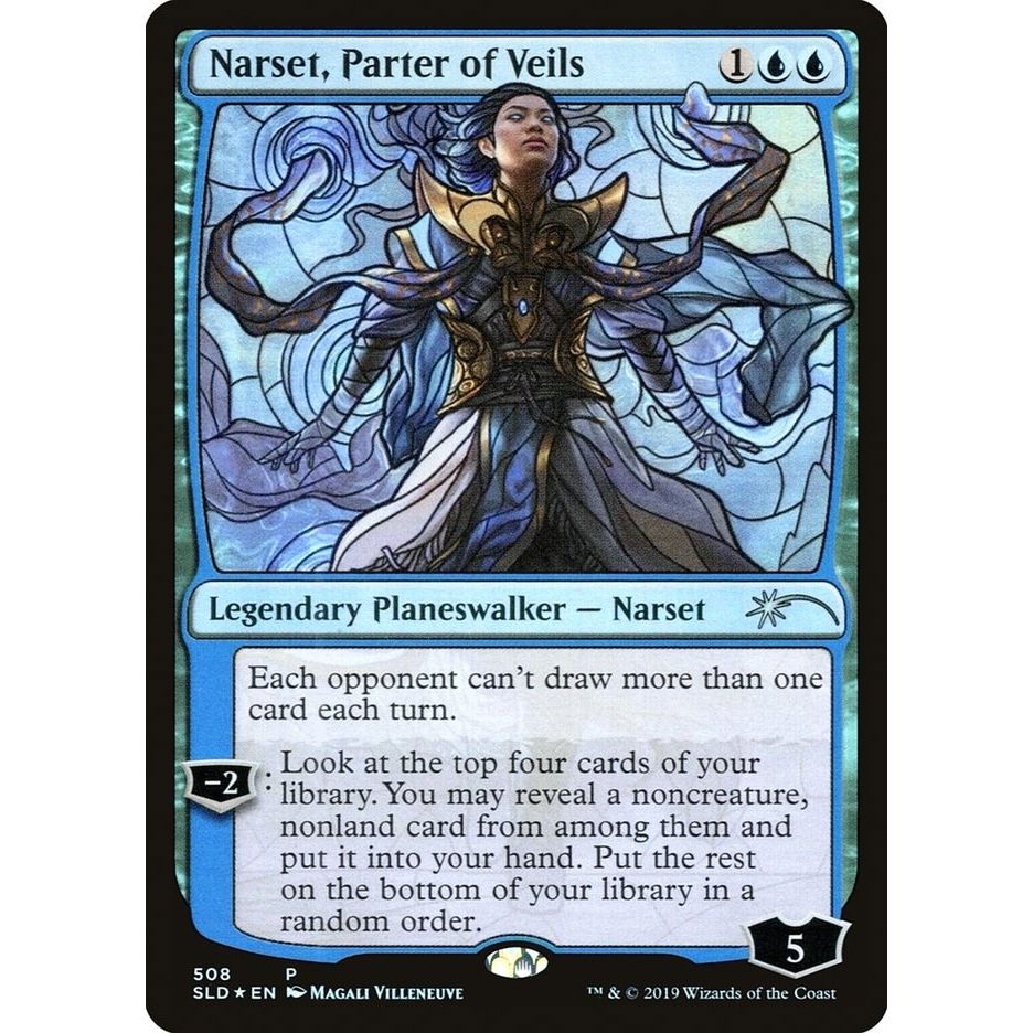 Image for Narset, Parter of Veils (Stained Glass) (508) (SLD) - Magic: The Gathering
