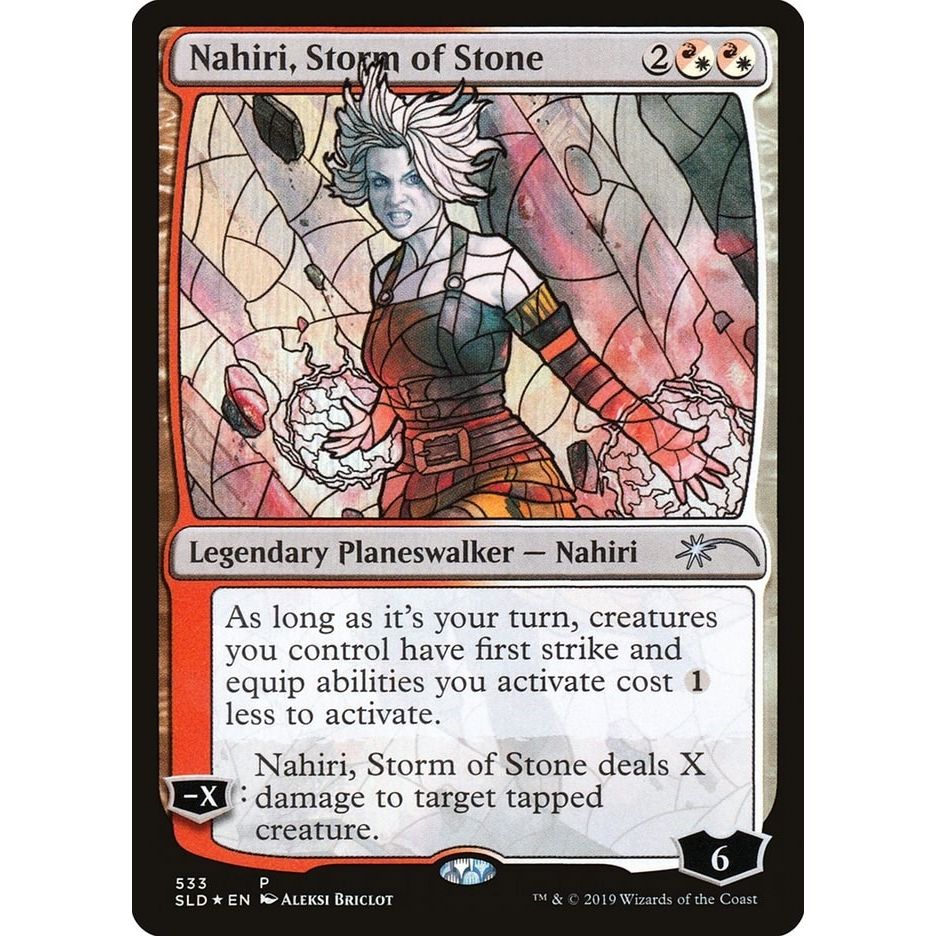 Image for Nahiri, Storm of Stone (Stained Glass) (533) (SLD) - Magic: The Gathering