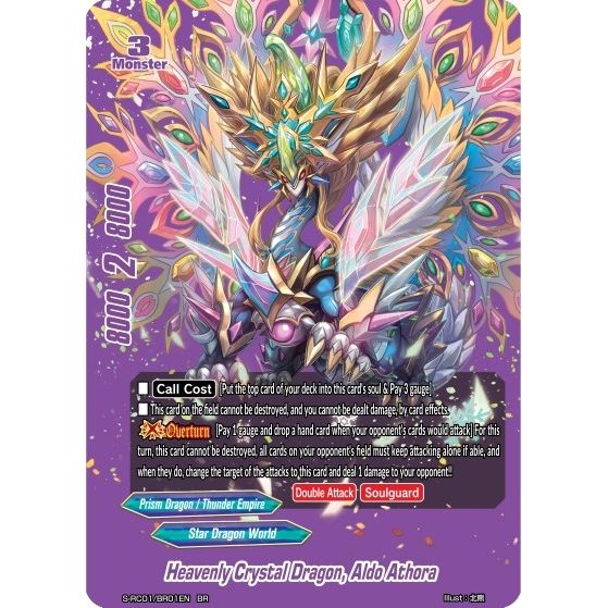 Image for Heavenly Crystal Dragon, Aldo Athora (Purple) (S-RC01/BR01EN) (S-RC01) - Future Card BuddyFight