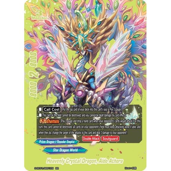 Image for Heavenly Crystal Dragon, Aldo Athora (Yellow) (S-RC01/BR01EN) (S-RC01) - Future Card BuddyFight