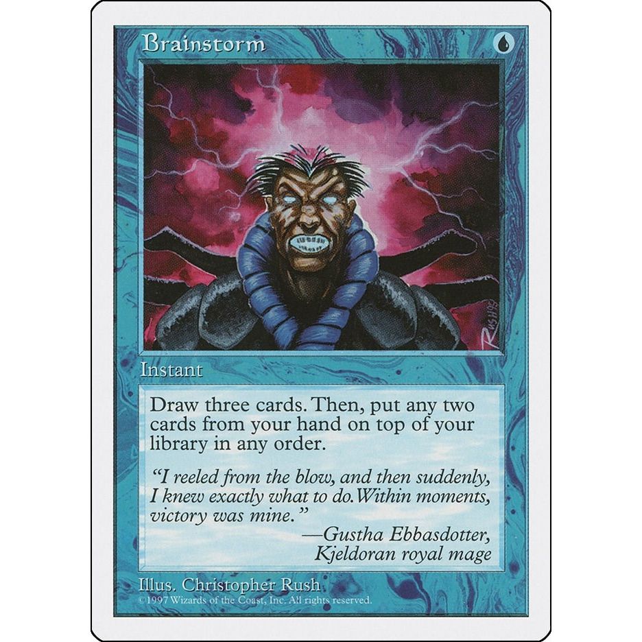 Image for Brainstorm (5ED) - Magic: The Gathering