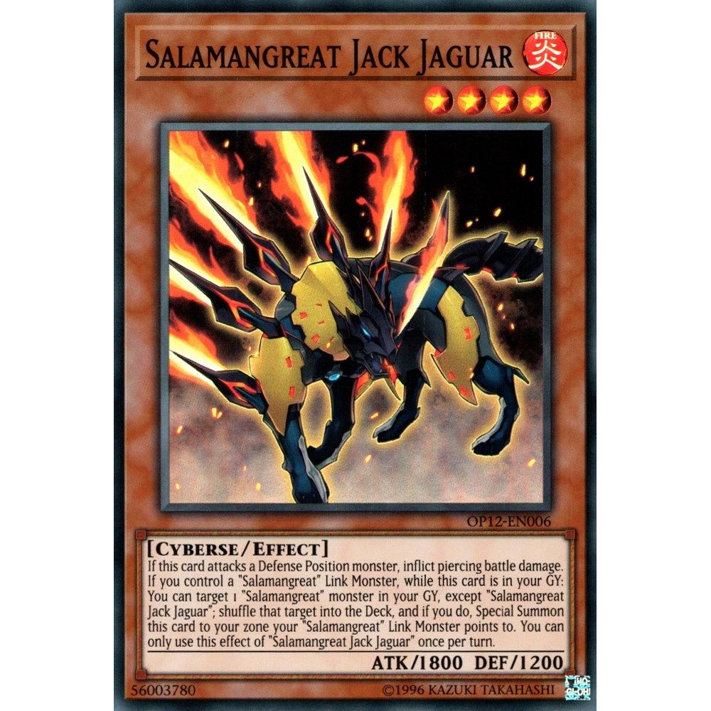 Image for Salamangreat Jack Jaguar (OP12-EN006) (OP12) - YuGiOh